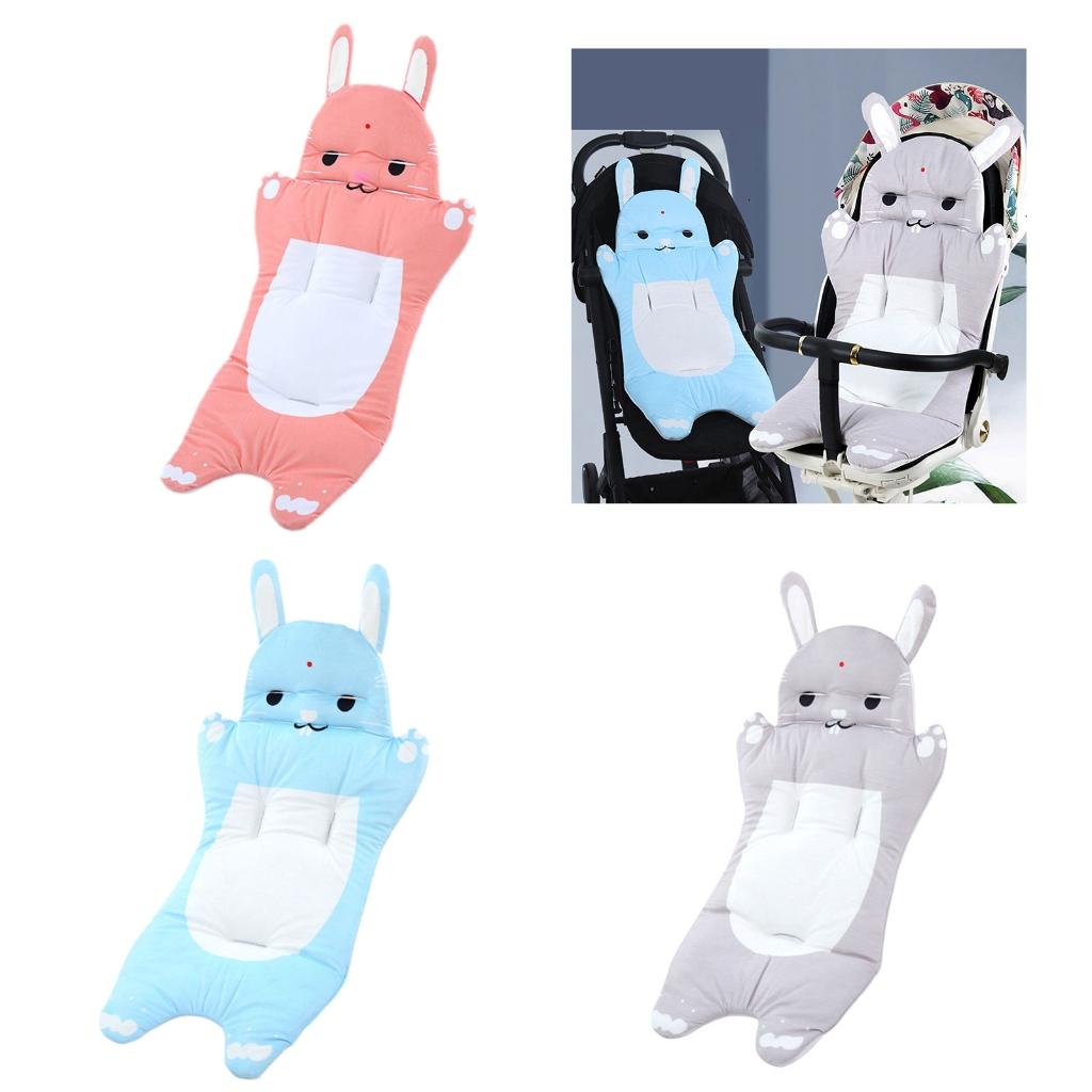 Cartoon Rabbit Safety Chair Mat Infant Stroller Cushion Thicked Shock Absorption