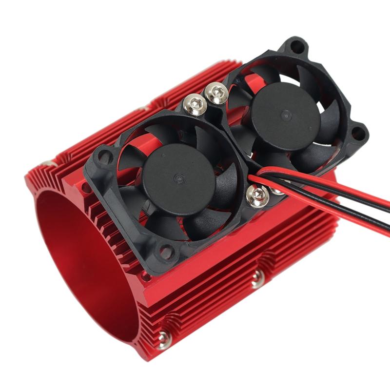 1/8 Double Fan Motor Cooling Radiator for E-REVO 41-43mm 1/10 RC Car ...