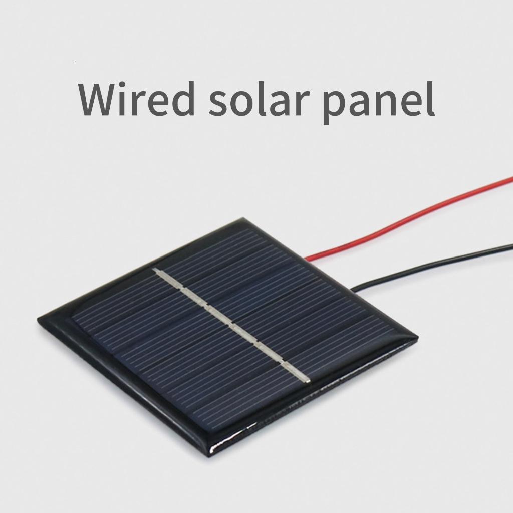 2-3V 100mA Small Solar Plate Cell With Wire Polycrystalline Solar Cells ...