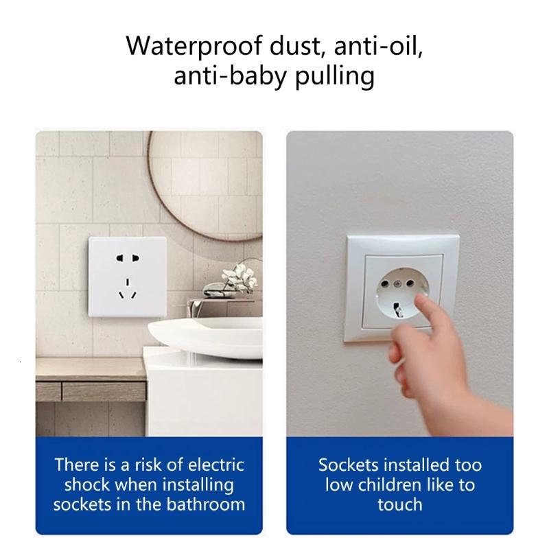 Waterproof In Use Outlet Cover 86 Type Receptacle Protectors with Clear ...