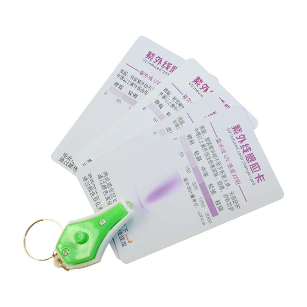 Professional Quick Test UVB Sensor Reptile UV Tester UVB Card Indicator ...