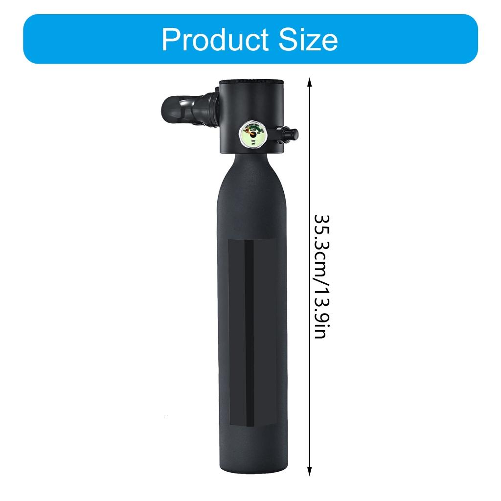 Backup Tank O2 Underwater Emergency Backup Air Tanks Safety Diving Oxygen Cylinder 0 ...
