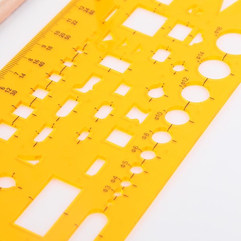 Arch Template Ruler Architecture Building Drawing Template Ruler Stencil Measuring Tool New ...