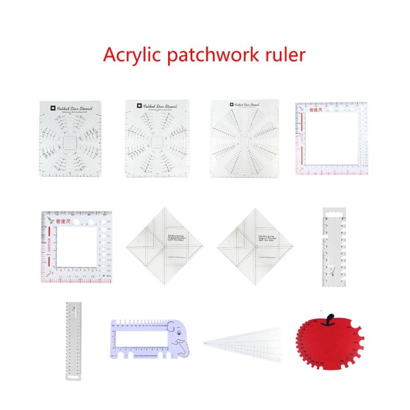 Acrylic Quilters Ruler Fabric Cutting Ruler Sewing Ruler Patchwork ...