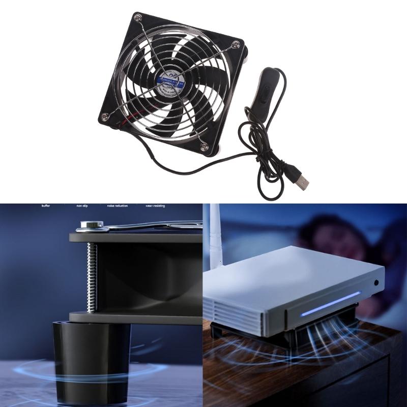 80mm 120mm 240mm PC DIY Cooler with Switch Set-top Box Radiators Cooler ...