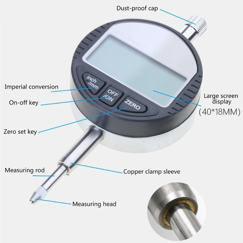 Digital Dials Indicator 0-12.7mm Digital Probes Indicator Dials Test ...