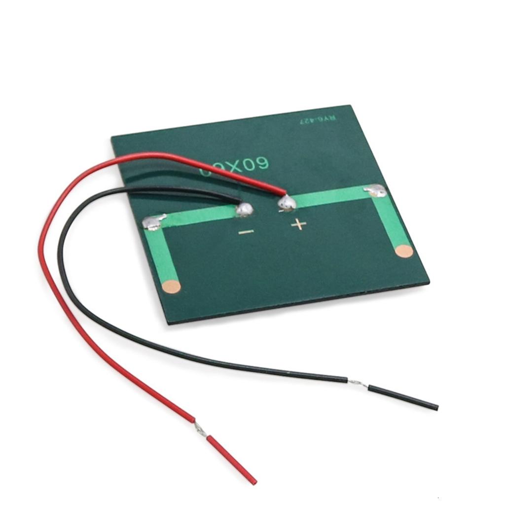 2-3V 100mA Small Solar Plate Cell With Wire Polycrystalline Solar Cells ...