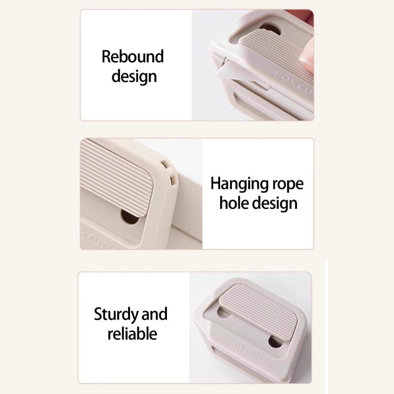 Ceramic Safety Cutter Retractable Magnetic Box Opener Keychain Box ...