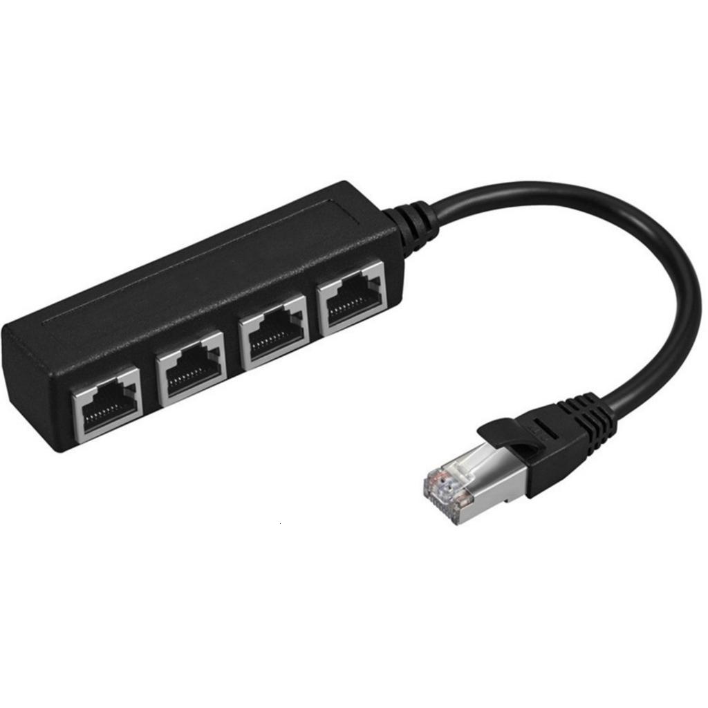 RJ45 Networking Splitter Cable 1 Male to 4 Female RJ45 Ethernet Cable ...