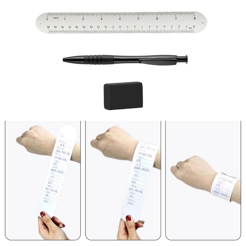 Multifunctional Slap Bracelets Checklist Memos Pad Ruler for Stocking ...