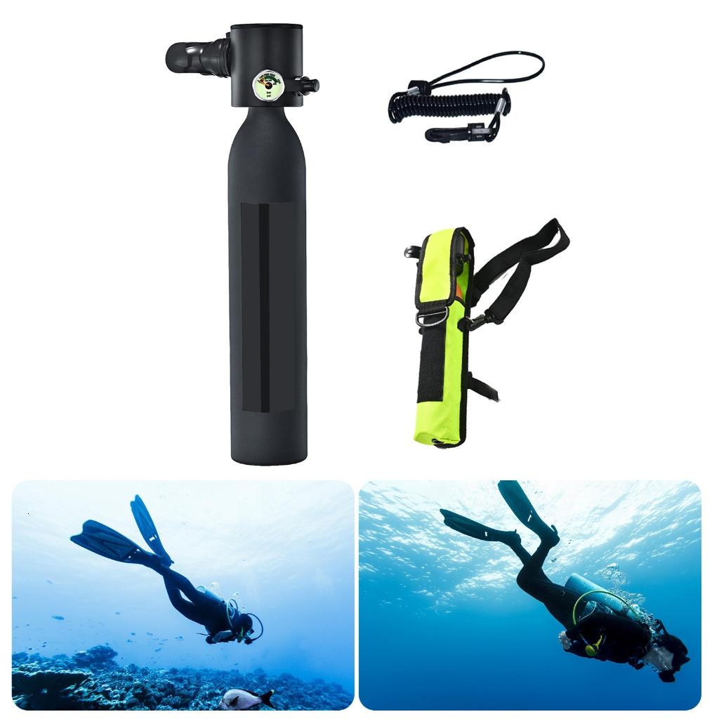 Backup Tank O2 Underwater Emergency Backup Air Tanks Safety Diving Oxygen Cylinder 0 ...
