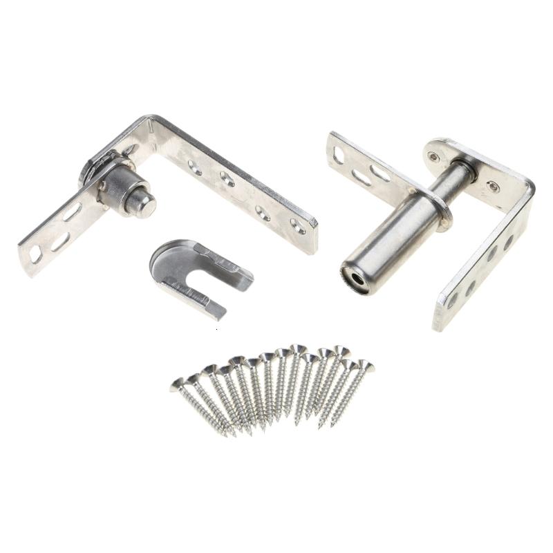 Stainless Steel Hinges 1 Pair Automatic Closing Double Action Spring ...