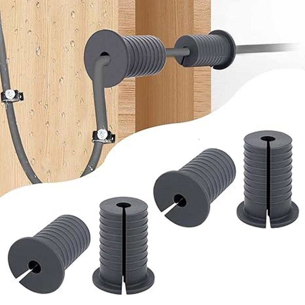 6Pcs Cable Routing Kits Router Ethernet Cable Protections Sleeve Wall ...