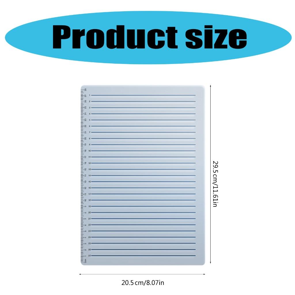 Calligraphy Stencil Measuring Ruler Template Straight Line Drawing ...