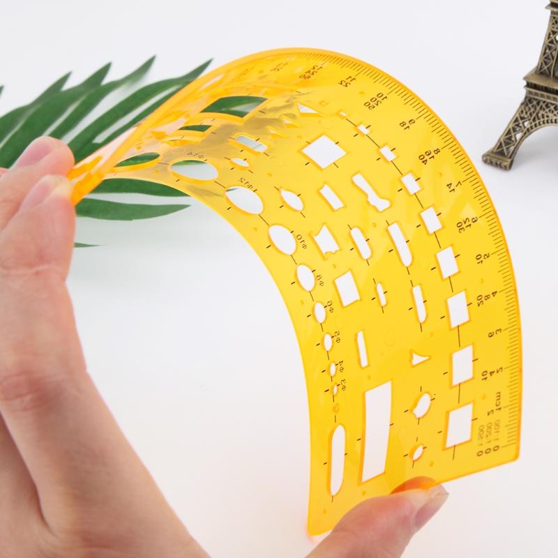 Arch Template Ruler Architecture Building Drawing Template Ruler Stencil Measuring Tool New ...