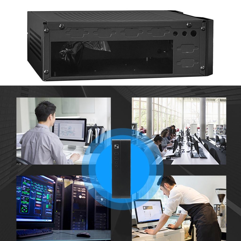 MX02 Mini Desktop Case Mini ITX Chassis HTPC PC Case for Computer ...